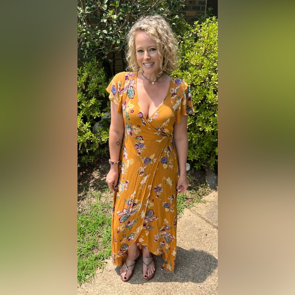 Floral Wrap Dress